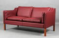 Børge Mogensen. Fritstående to-pers. sofa, model 2212