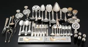 Georg Jensen m.fl. Samling div. sølv 56