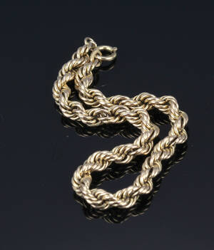 Armbånd af 8 kt guld, vægt ca. 5,4 gr