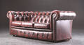 Chesterfield sofa af patineret læder Denne vare er sat til omsalg under nyt varenummer 4270177