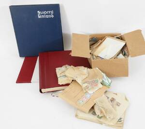 Parti svenska och utländska frimärken