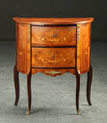 Kommode af rosentræ, Louis XV stil 