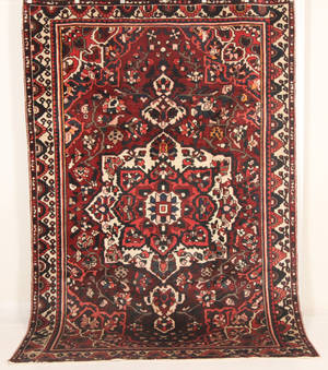 Bakhtiar. Isfahan - håndknyttet tæppe. 300x205 cm.