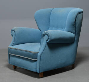 Overpolstret lænestol - ca- 1940erne