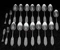 Samling Silverbestick Finnmyrten 1900-tal 19st