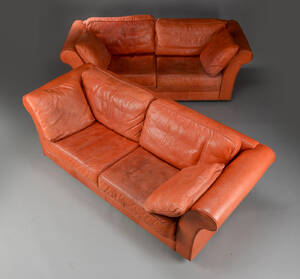 Skalma. To sofaer, læder 2