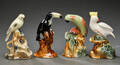 Fire fugle figurer i porcelæn. 4