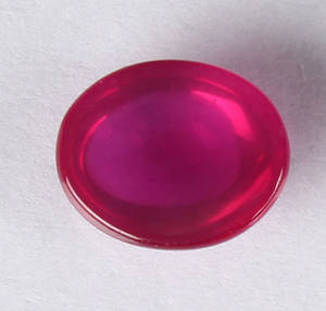 Uindfattet stjernerubin. Ca. 4.67 ct