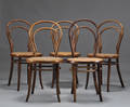 Thonet, 5 st stolar av böjträ 5