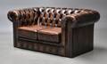 To-pers. sofa, Chesterfield stil