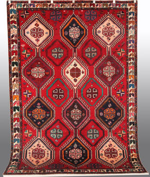 Matta, persisk Shiraz, 285 x 202 cm.