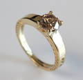 Solitaire ring, ca. 1.51 ct.