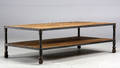 Sofabord industrielt design, genbrugsmaterialer