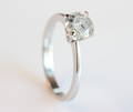 Solitaire ring, ca. 1.00 ct
