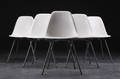 Charles Eames. Sæt på seks skalstole, model DSX 6