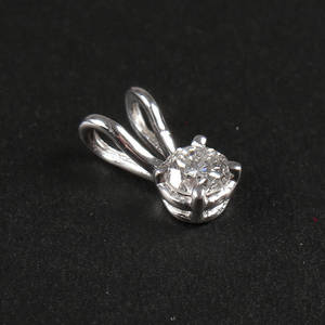 Brillantvedhæng. Ca. 0.32 ct