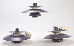 Poul Henningsen. Tre PH5-pendler 3 