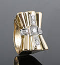 18K diamond ring approx. 0.50ct