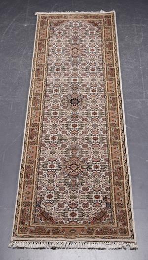 Kashmir Keschan tæppe 75x301 cm. Uld på bomuld.