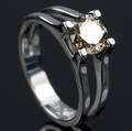 Solitaire ring ca. 1.00 ct.