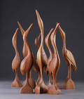 Figurer, teak, dansk design. 9