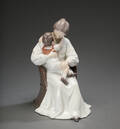 Bing  Grøndahl Moderkærlighed, figur af porcelæn nr. 1552 