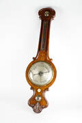 Barometer i mahogny
