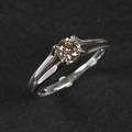Solitairering. Ca. 0.50 ct