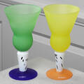 GUNNEL SAHLIN, 2 st konstglas, Kosta Boda