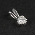 Brillantvedhæng. Ca. 0.30 ct