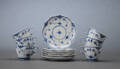 Royal Copenhagen. Musselmalet, helblonde kaffekopper 12 Denne vare er sat til omsalg under nyt varenummer 4067052