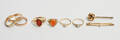 Samling smykker af 14 kt. guld