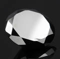 Uindfattet behandlet sort diamant ca 18.76 ct.