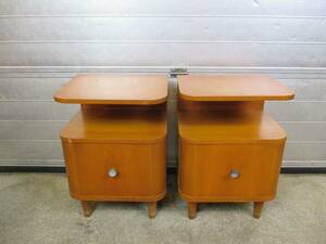 2 NATTYGSBORD, LJUS BJÖRK 40-TAL