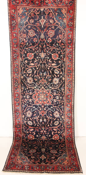 Orientmatta, handknuten, Mahal, 320x110 cm