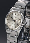 Rolex Datejust. Herreur i stål med sølvfarvet skive, ca. 1965 Denne vare er sat til omsalg under nyt varenummer 4871291