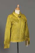 Gul skindjakke, str. S