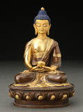 Buddha af bronze, 1900-tallet