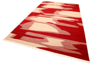 Moderne Kelim tæppe 347 x 248 cm