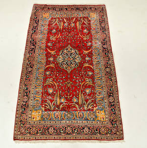 Persisk Sarough tæppe, 225x135 cm.