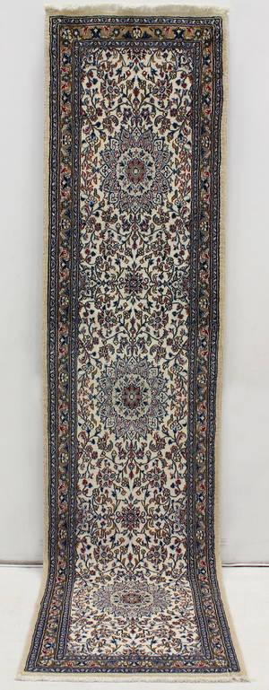 Persisk handknuten Nain, silkesinslag