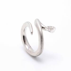 Ole Lynggaard ring set with diamonds 0.10 ct 