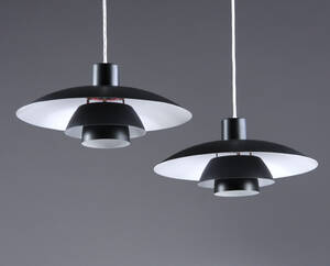 Poul Henningsen. To PH4 pendler med senere matsortlakering