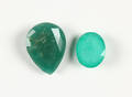 Uindfattede smaragder. Ca. 26.41 ct. 2