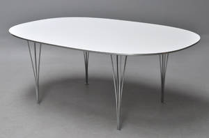 Piet Hein  Bruno Mathsson. Super Ellipse spisebord, model B813