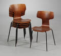 Arne Jacobsen, fem T-stole model 3103 5