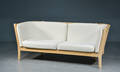 Stouby sofa af massivt bøgetræ, betræk af uld 