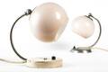 BORDSLAMPA, 2 st, funkis, 1930-tal.