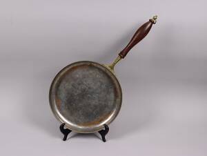 Traktörspanna, Italy, koppar med trähandtag