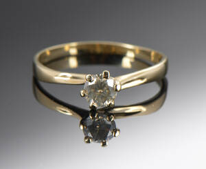 Brillant solitairering ca 0.50 ct Denne vare er sat til omsalg under nyt varenummer 4649339